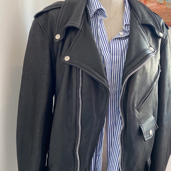 Vintage Leather Motorcycle Jacket - Picture 4 of 6
